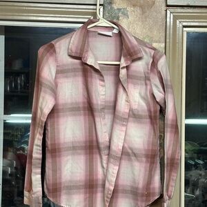 The Children's Place Pink Plaid Button-Down Shirt